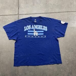 Los Angeles Dodgers Shirt Mens 2XL Blue MLB Baseball T-Shirt Tee Short Sleeve